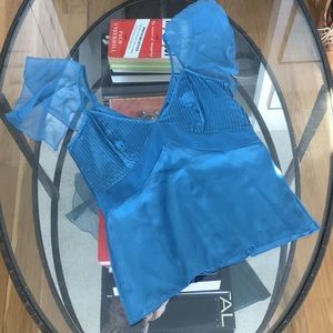 V neck too with flutter sleeve